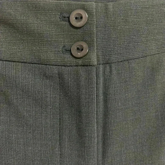 Atelier Gray Straight Leg Two Button Dress Pants Size 8 - Picture 4 of 5
